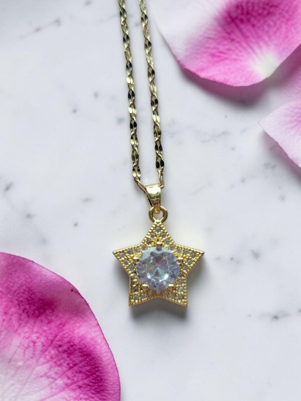 18K Gold Plated Star Necklace